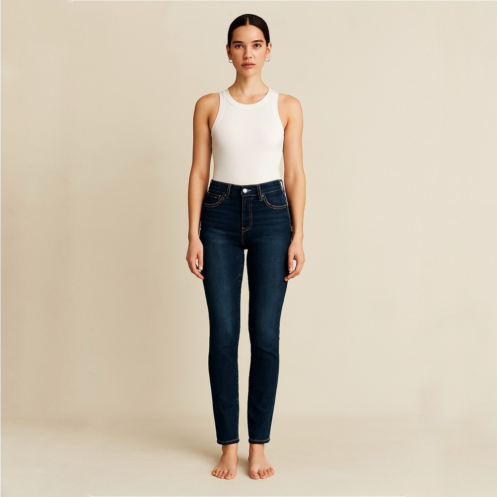 True Religion Blue Denim Legging Basic Allover Natural Jeans Size 31
